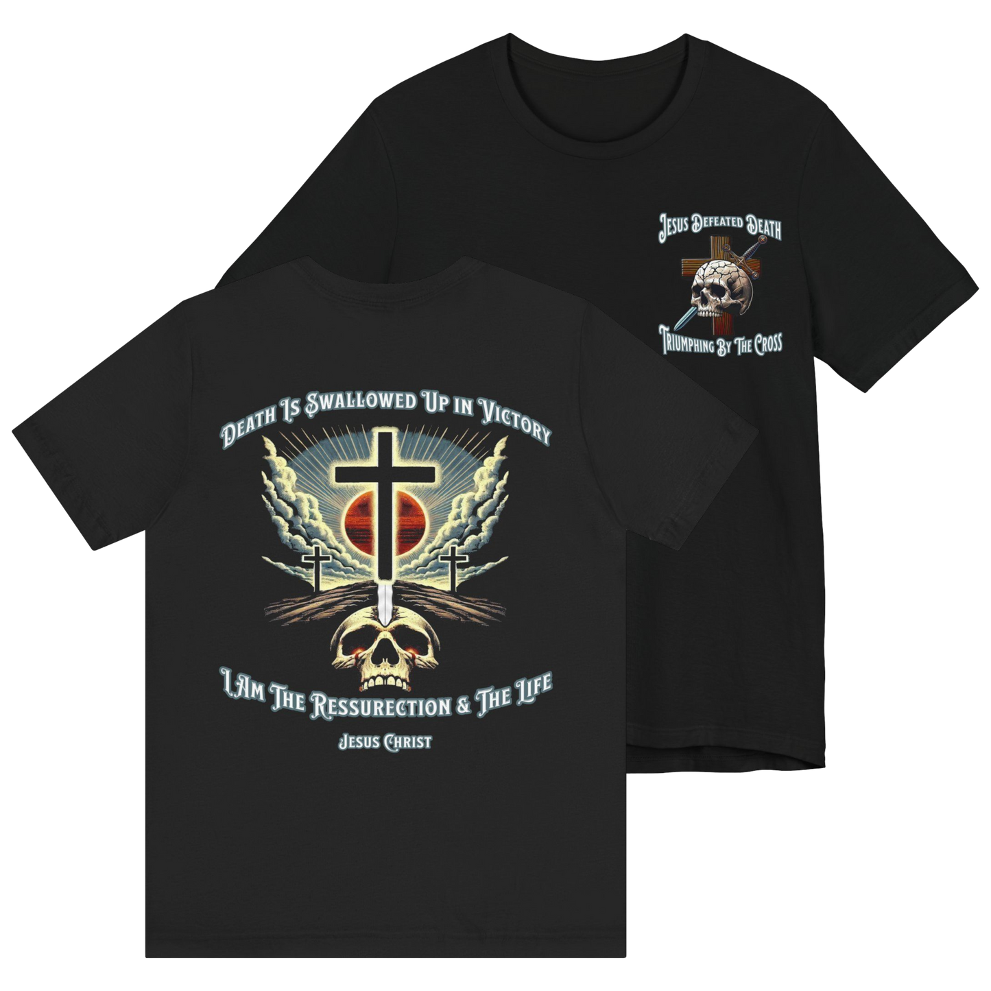 Death Defeated Graphic T-Shirt